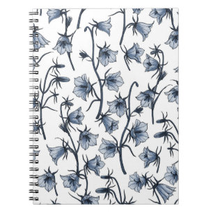 Carnet Cellules bleues, Cloches, Bellflowers