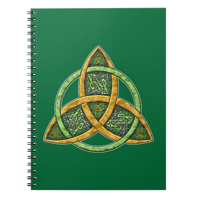 Carnet celtique de noeud de trinité (Devant)
