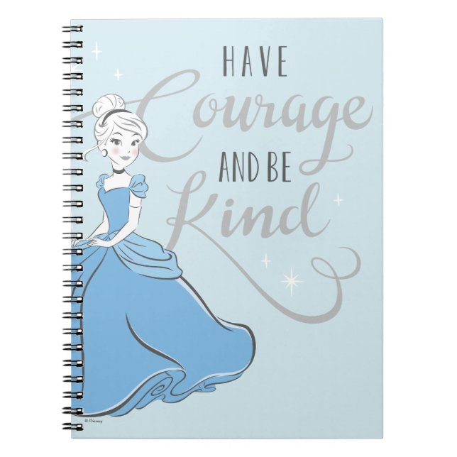 Carnet Cendrillon | Avoir du courage (Devant)