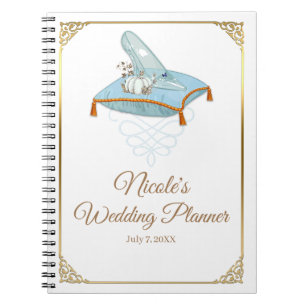 Carnet Cendrillon Pantoufle de Verre Élégant Organisateur