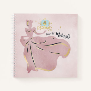 Carnet Cendrillon Silhouette "Danse jusqu'à minuit"