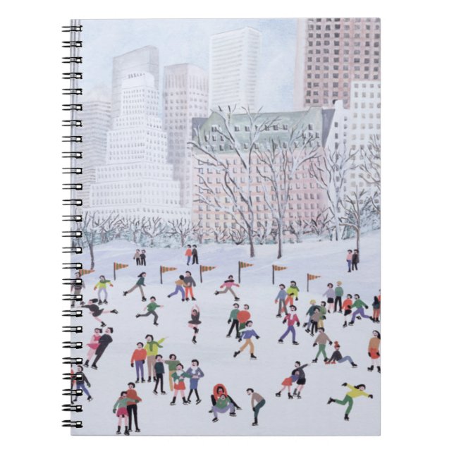 Carnet Central Park New York 1994 de piste de patinage (Devant)
