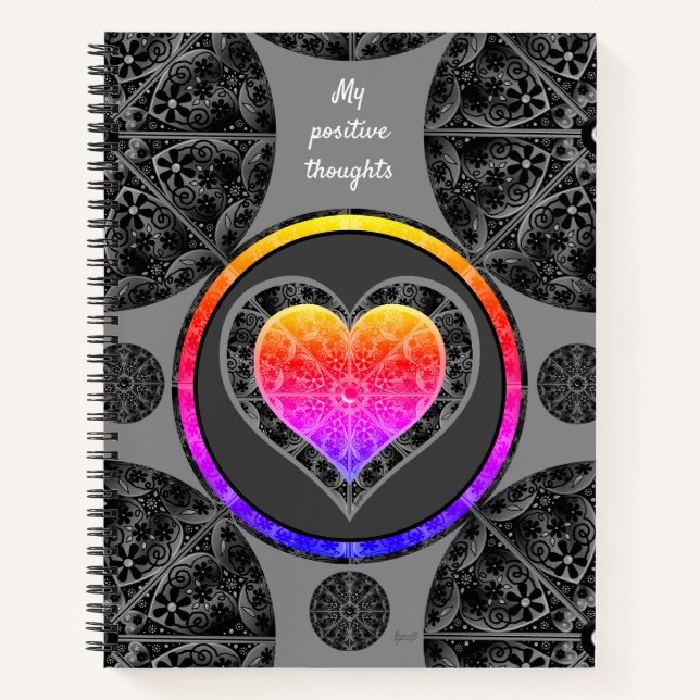 Carnet Céramique noir (Devant)