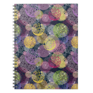 Carnet Cercle de points Polka de la Cute Abstraite