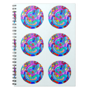 Carnet cercles d'amour super hippie