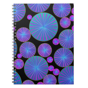 Carnet Cercles Roues et disques avec rayons