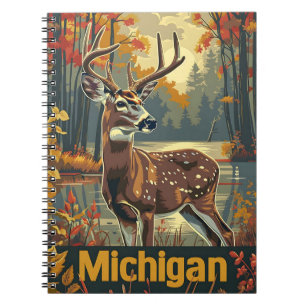 Carnet Cerf de Virginie du Michigan