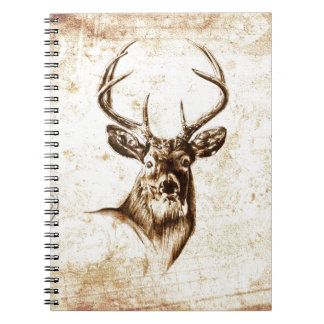 Carnet Cerfs communs vintages du fineart F078