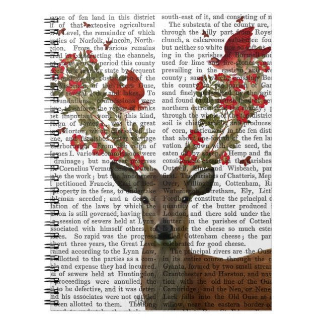 Carnet Cerfs et Inséparables 2 (Devant)