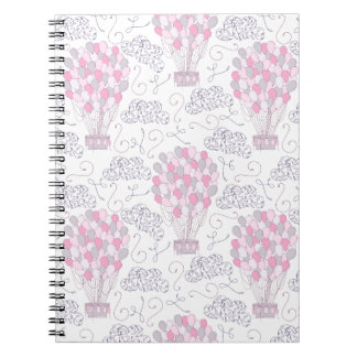 Carnet Cerfs-volants dans l'art de la nurserie rose