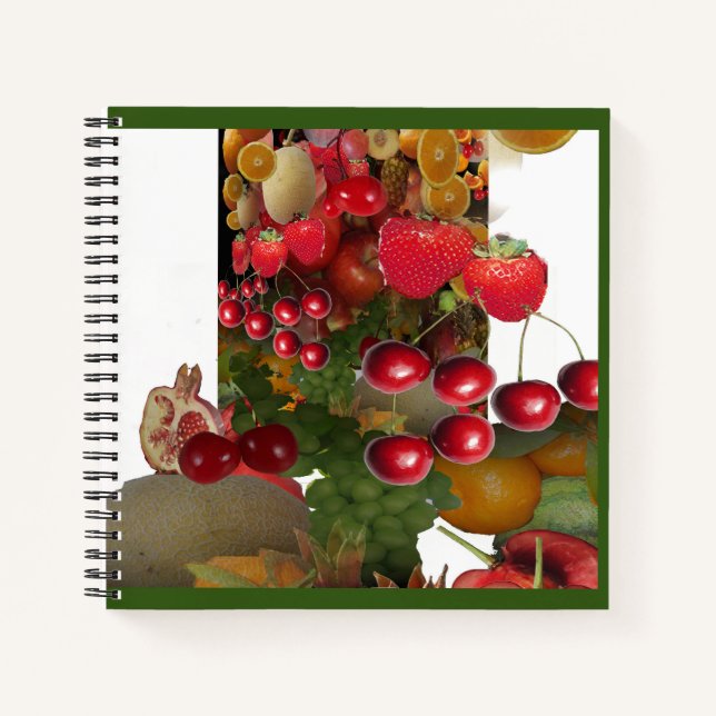 Carnet Cerises Et Fruits (Devant)