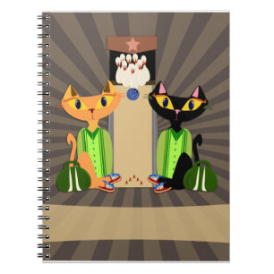 Carnet Ces Cool Alley Chats Amusants Bowling Animaux Conc