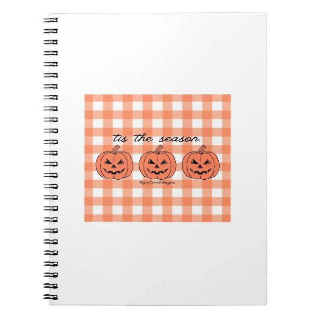 Carnet C'est la saison classique drôle design (Devant)