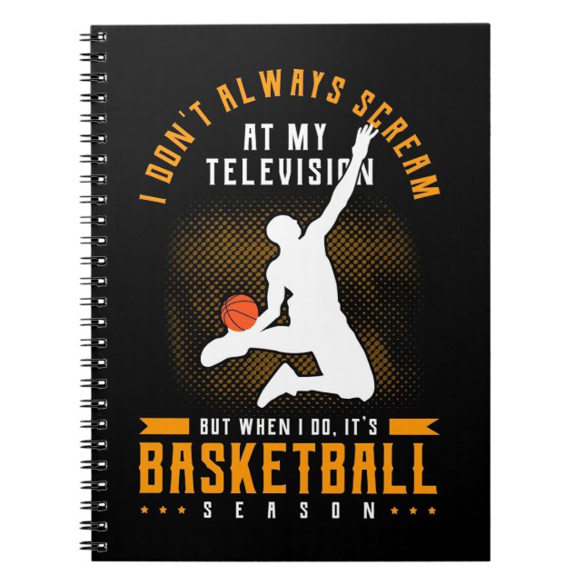 Carnet C'Est La Saison Du Basket (Devant)