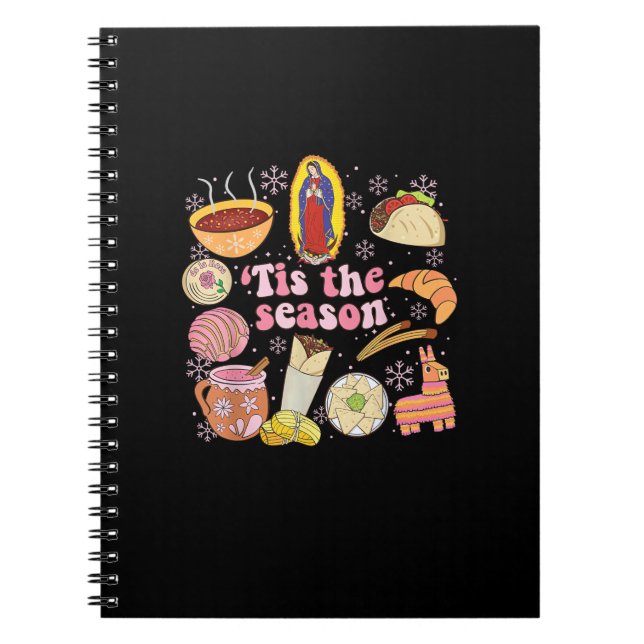 Carnet C'Est La Saison Fête De Noël Mexicaine (Devant)