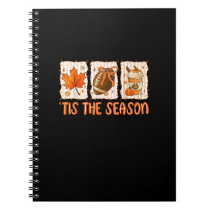Carnet C'Est La Saison Football Halloween Thanksgiving