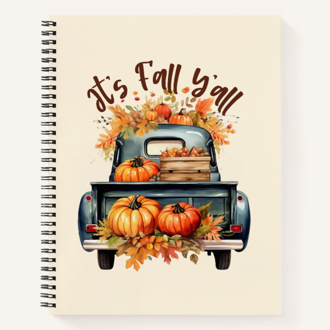 Carnet C'est l'automne (Devant)