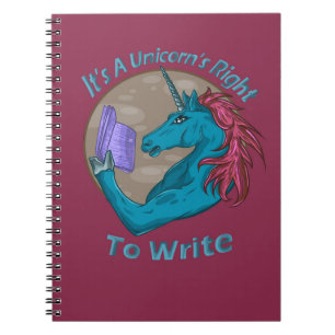 Carnet C'est le droit d'écrire d'une licorne