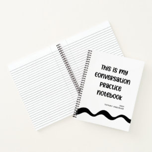 Carnet C'est ma pratique de conversation Drôle Introverti