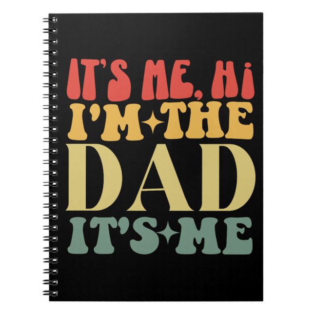 Carnet C'est moi Salut Je suis le papa C'est moi Fête des (Devant)