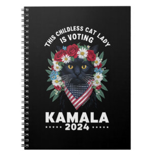 Carnet Cette dame de chats sans enfant vote Kamala 
