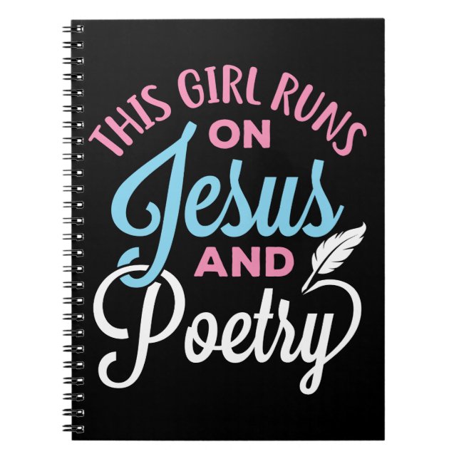 Carnet Cette fille tourne sur Jésus et la poésie (Devant)