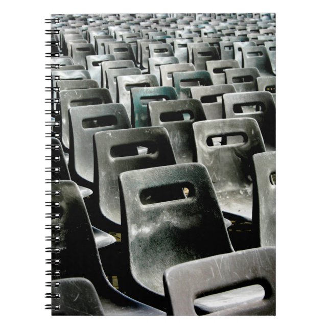 Carnet Chaises gris monochromatique (Devant)