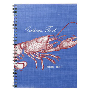 Carnet Chambre de plage faite sur commande de homard