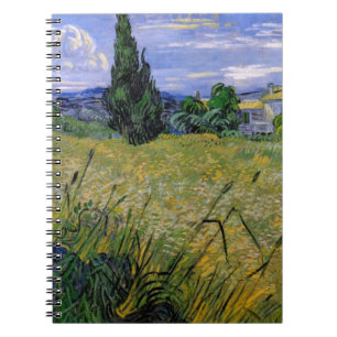 Carnet Champ de blé vert avec Cypress par Van Gogh.