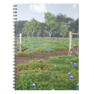 Carnet Champ de Bluebonnets