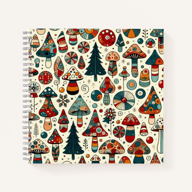 Carnet Champignons de fête (Devant)