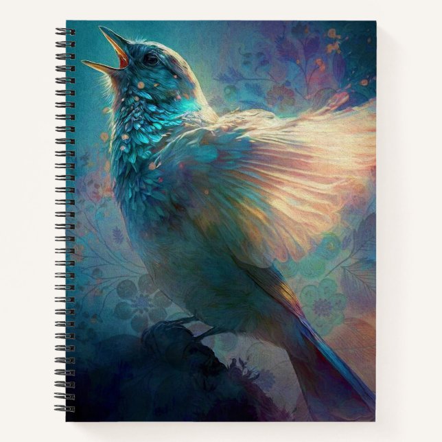 Carnet Chanson Mystique Magique Chantant Sa Chanson (Devant)
