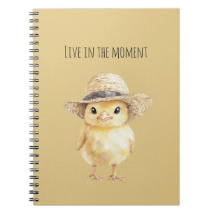 Carnet Chapeau de poulet jaune
