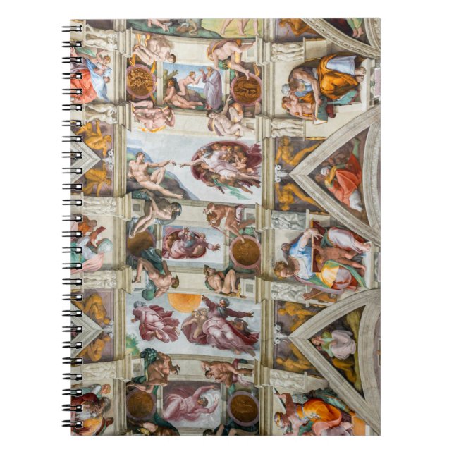 Carnet Chapelle Sixtine Michelangelo - Vatican, Rome, Ita (Devant)