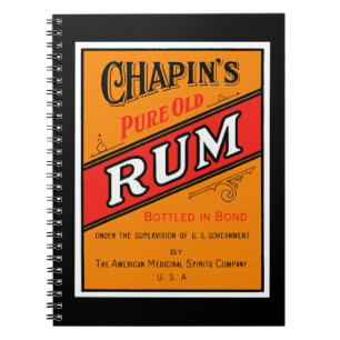 Carnet Chapins Pure Vieux Étiquette de rhum