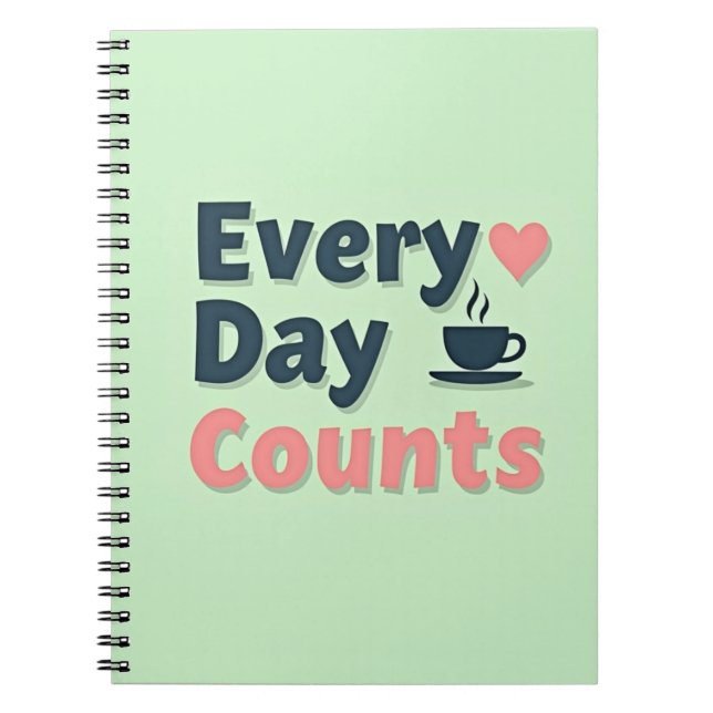 Carnet Chaque jour compte  (Devant)