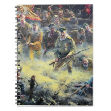 Charge des hommes morts peinture de la Première Gu