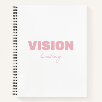 Carnet Chargement de vision - Progrès futuriste motivatio
