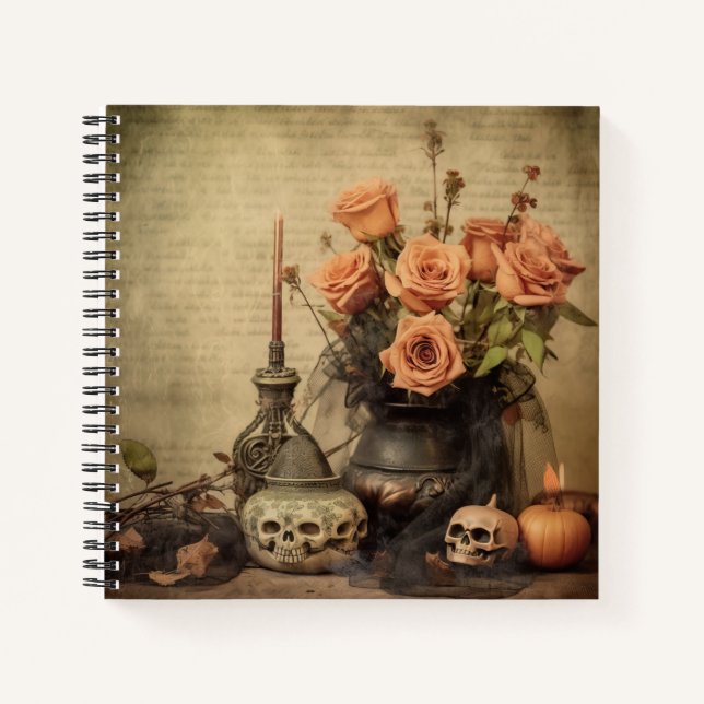 Carnet Chariot Halloween vintage (4) (Devant)