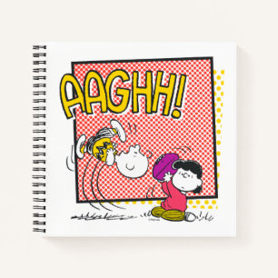 Carnet Charlie Brown et Lucy Football Comic Graphic