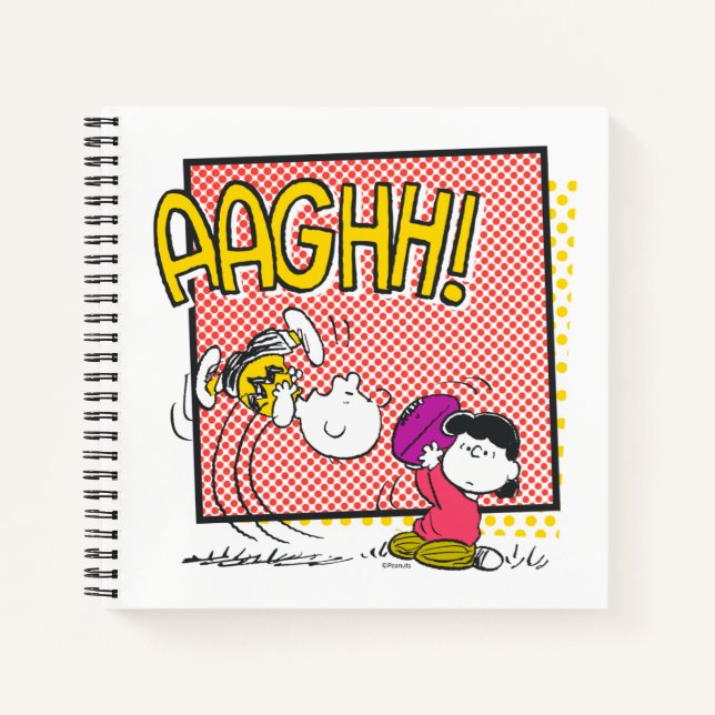 Carnet Charlie Brown et Lucy Football Comic Graphic (Devant)