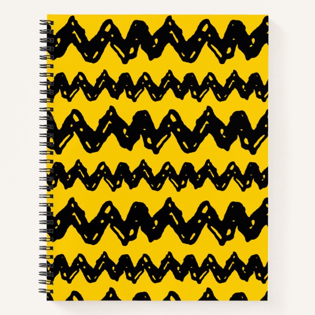 Carnet Charlie Brown Zig Zag Motif (Devant)