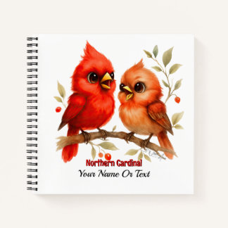 Carnet Charme Cardinal du Nord