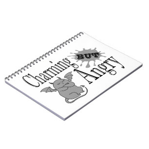 Carnet Charming mais en colère petit chat diable drôle ci