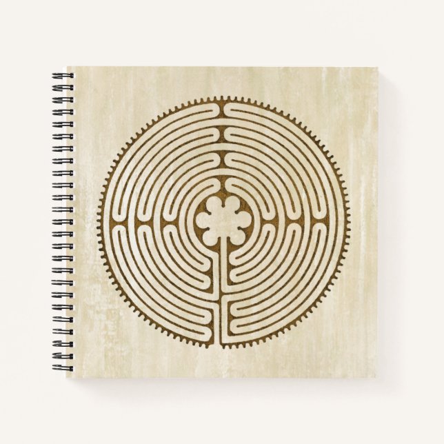 Carnet Chartres Labyrinthe - Symbole spirituel Antique 1 (Devant)