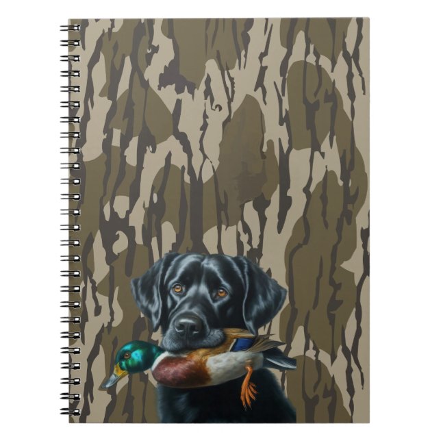 Carnet Chasse au canard Labrador Retriever Bottomland Cam (Devant)