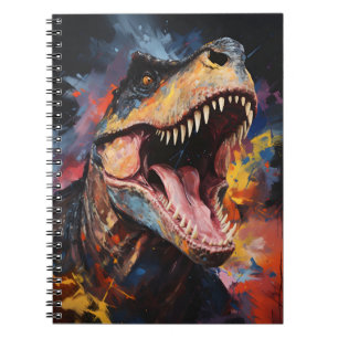 Carnet Chasse T-rex animal préhistorique Dinosaure favori