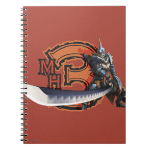 Carnet Chasseur masculin avec la longues épée et armure