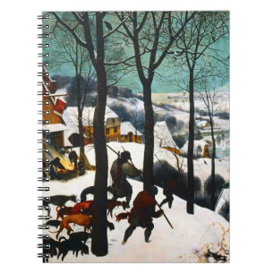 Carnet Chasseurs dans le paysage de neige Pieter Bruegel