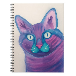 Carnet Chat aquarelle